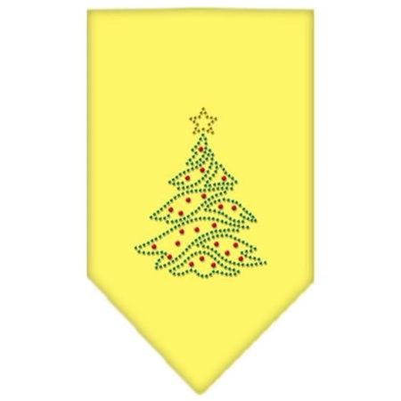 UNCONDITIONAL LOVE Christmas Tree Rhinestone Bandana Yellow Small UN801111